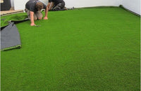 Signs of aging and repair of artificial turf