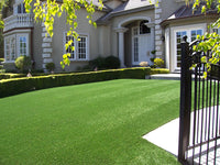 Application of Golden Moon Simulated Lawn in Landscaping