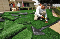 Some signs of artificial turf aging