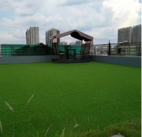 Artificial turf is the first choice for roof greening