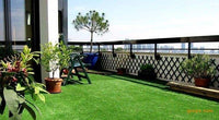 What kind of balcony artificial grass is suitable for?