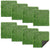 8 Pack 12'' x 12'' Fake Grass Turf Patch for Placemets Centerpieces Table Runner Chicken Nesting Pads DIY Decor