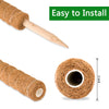 Moss Pole 17.7 inch Coir Totem Pole Stick Plant Support 4 Pack