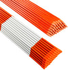 Fiberglass Driveway Markers 48 Inch Snow Stakes with Reflective Tape