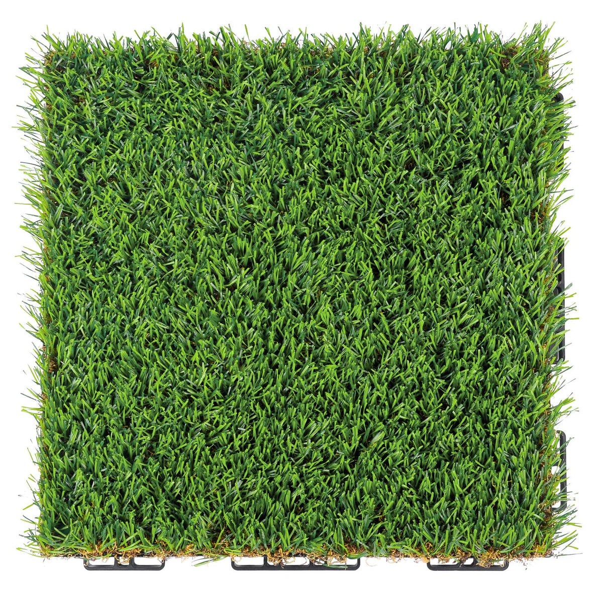 Artificial Grass Interlocking Tiles for Dog Rugs Size 1'X1' 1'' Piles Height 1 Pack